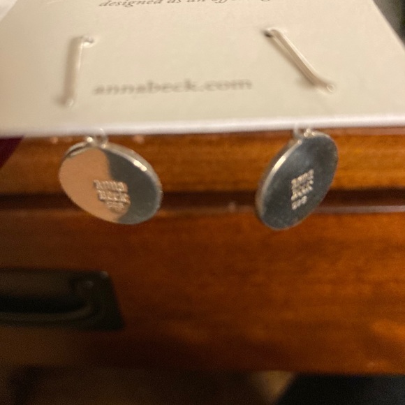 Anna Beck Small Disc Earrings. NWOT. - Picture 4 of 6